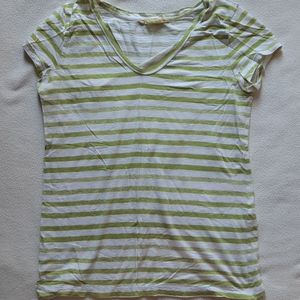 LOFT Lime Green Sunwashed Tee (M)